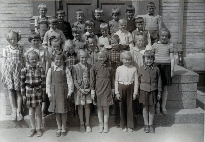 Klasse 1a 1937/38 på Vinderen skole