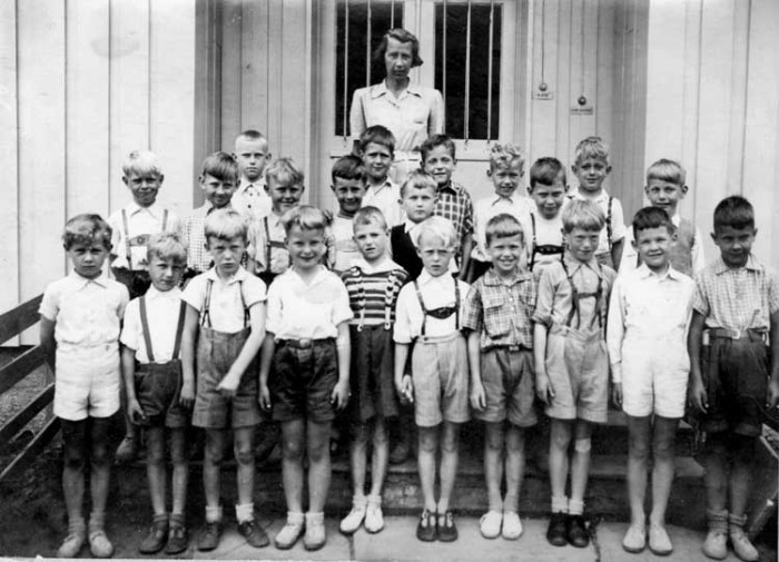 Klasse 1a 1946/47 på Vinderen skole