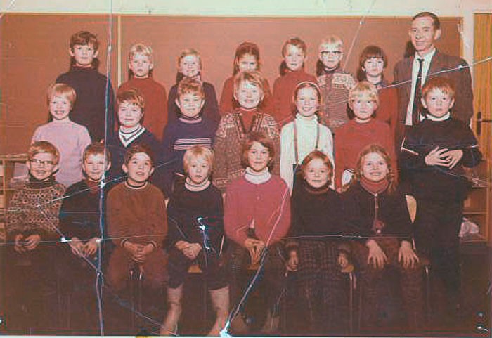 klasse 1a 1970/71 på Vinderen skole