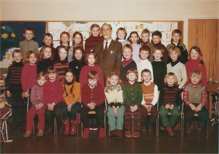 Klasse 1a 1971/72 på Vinderen skole