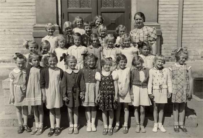 Klasse 1b 1938/39 på Vinderen skole