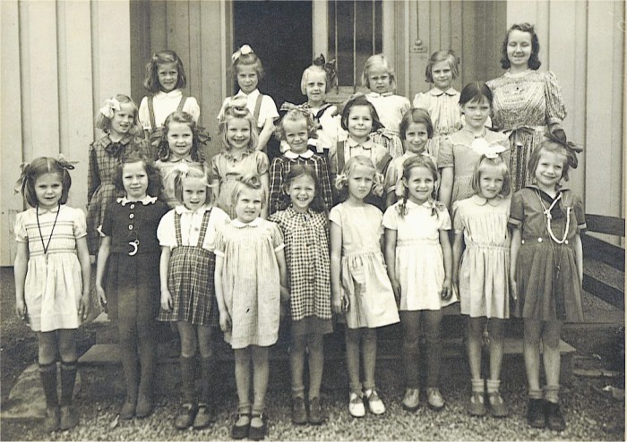 Klasse 1b 1947/48 på Vinderen skole