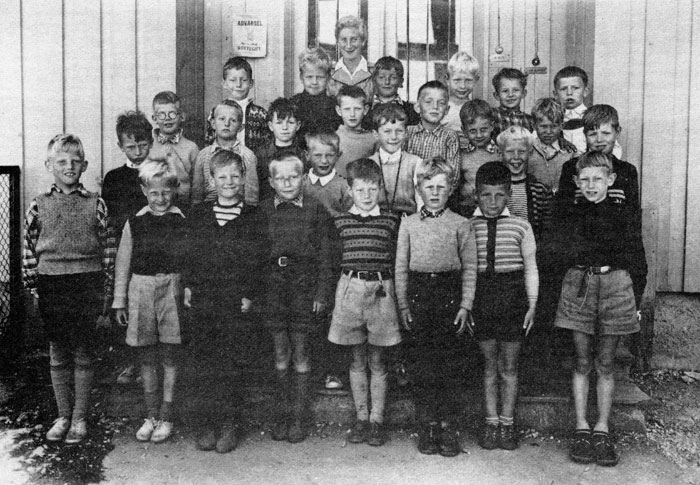 Klasse 1b 1951/52 på Vinderen skole