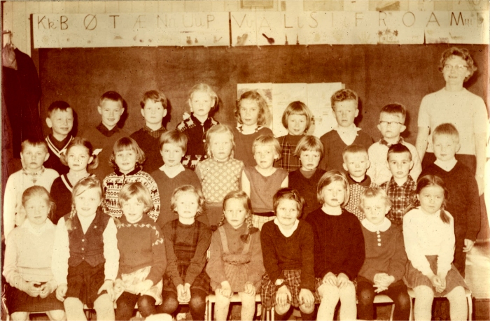 Klasse 1b 1961/62 på Vinderen skole