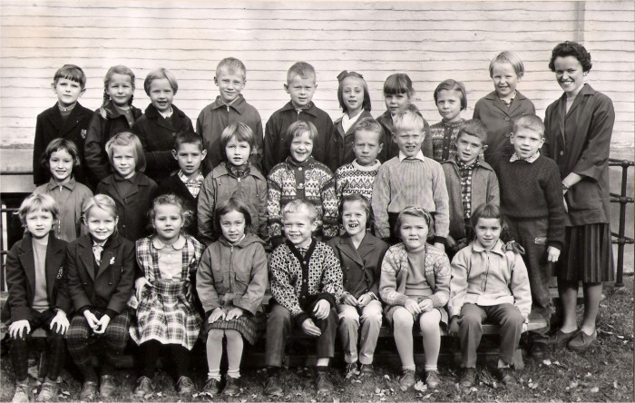 Klasse 1b 1962/63 på Vinderen skole