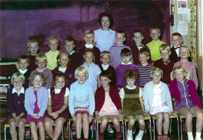 Klasse 1b 1967/68 på Vinderen skole