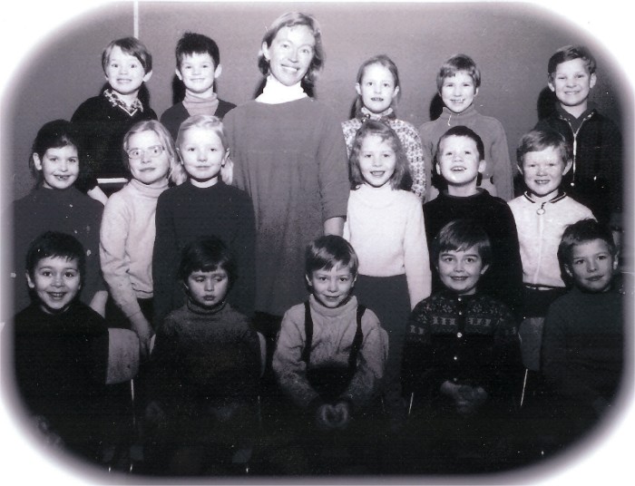 klasse 1b 1970/71 på Vinderen skole