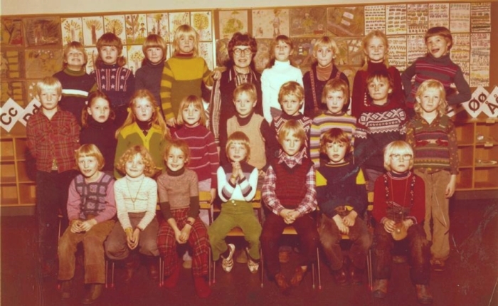 Klasse 1b 1977/78 på Vinderen skole