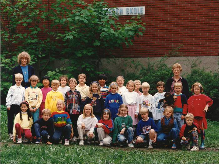 Klasse 1b 1994 på Vinderen skole