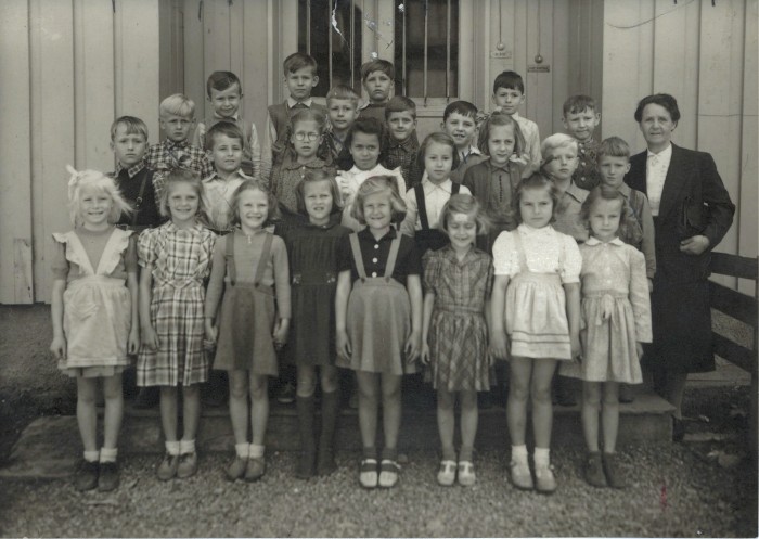 Klasse 1c 1947/48 på Vinderen skole
