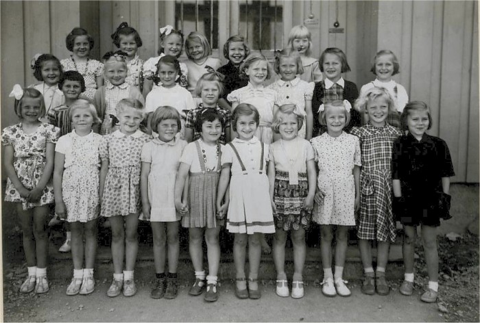 Klasse 1c 1951/52 på Vinderen skole