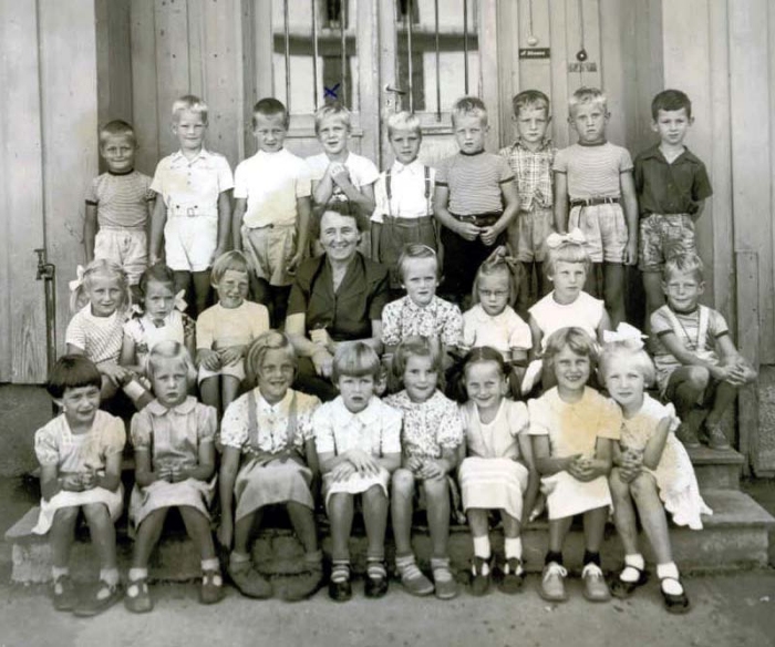 Klasse 1c 1954/55 på Vinderen skole