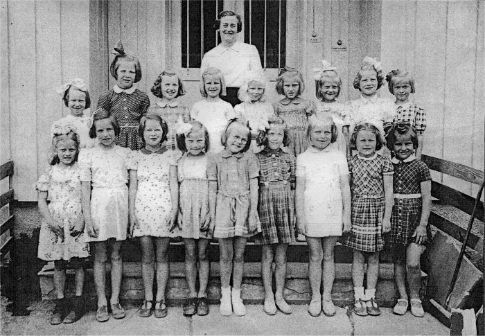 Klasse 1d 1946/47 på Vinderen skole