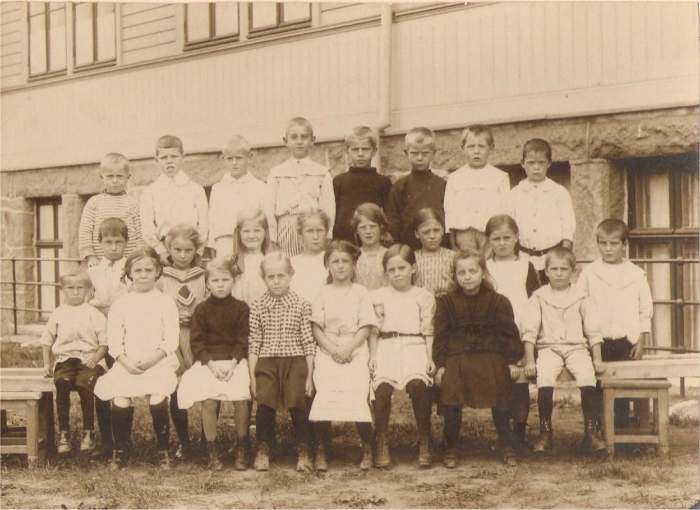 1. Klasse 1911/12 på Vinderen skole