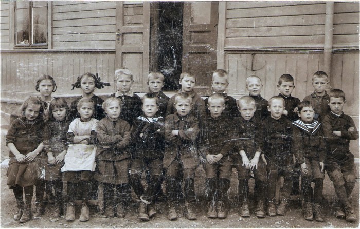 Klasse 1a 1914/15 på Vinderen skole