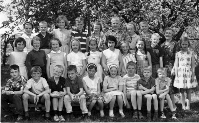Klasse 2a 1961/62 på Vinderen skole