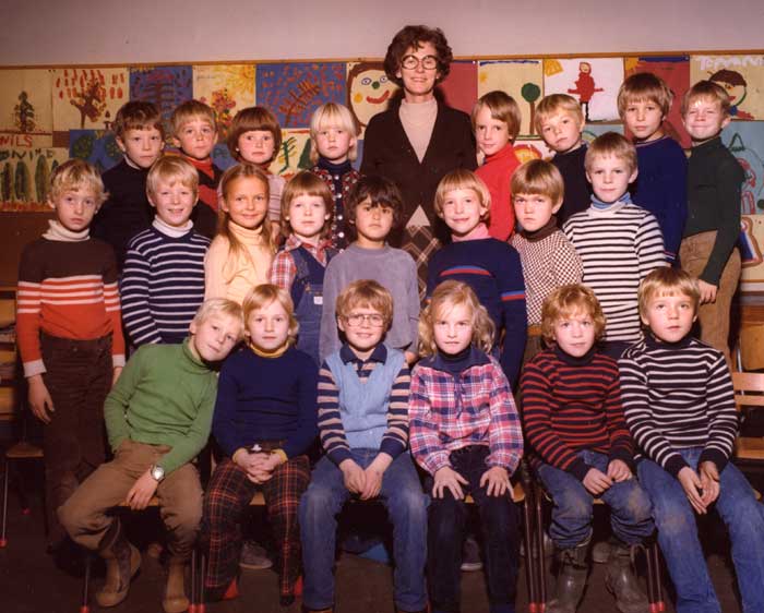 Klasse 2a 1980/81 på Vinderen skole