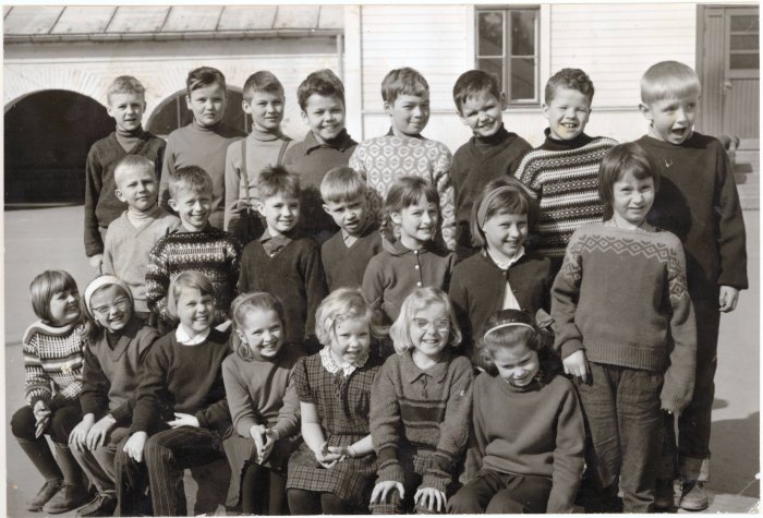 Klasse 2b 1964/65 på Vinderen skole