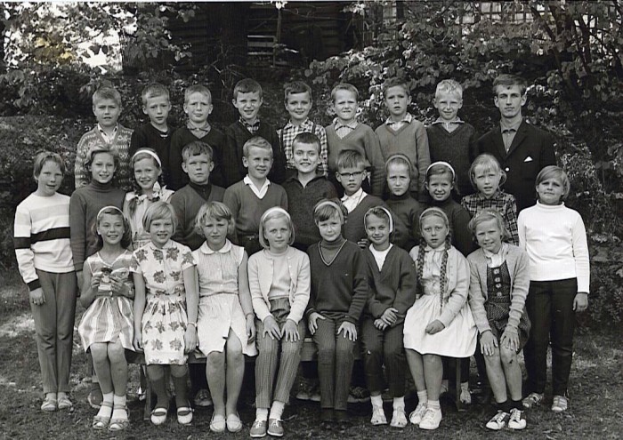 Klasse 3a 1963/64 på Vinderen skole