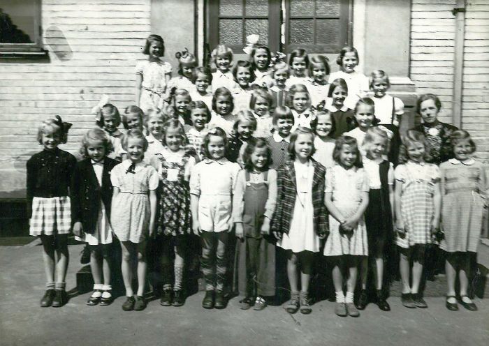 Klasse 3b 1945/46 på Vinderen skole