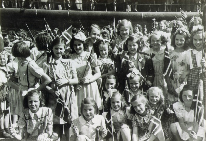 Klasse 4b 1946 på Vinderen skole