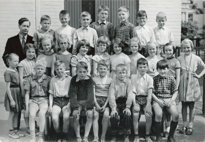 Klasse 4a 1952/53 på Vinderen skole