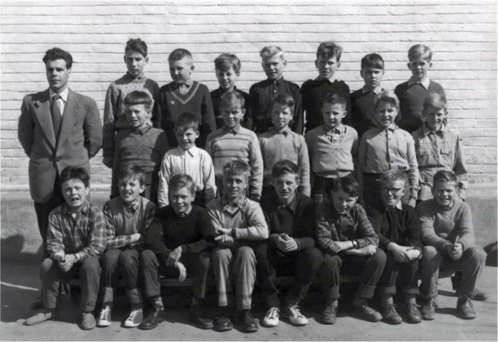 Klasse 4a 1953/54 på Vinderen skole