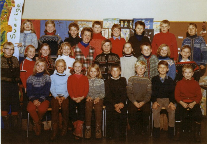 Klasse 4a 1969/70 på Vinderen skole