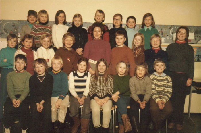 Klasse 4a 1971/72 på Vinderen skole