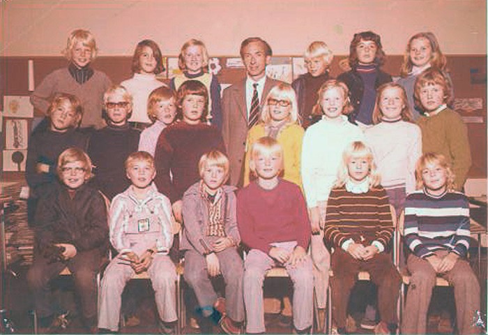 klasse 4a 1973/74 på Vinderen skole