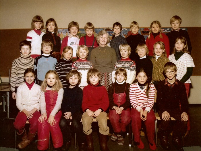 Klasse 4a 1978/79 på Vinderen skole