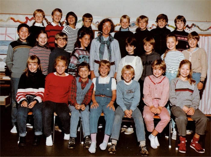 Klasse 4a 1984/85 på Vinderen skole
