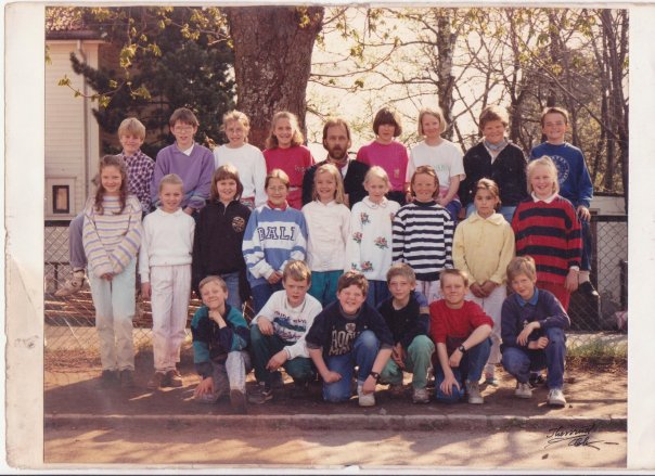 Klasse 4a 1989/90 på Vinderen skole