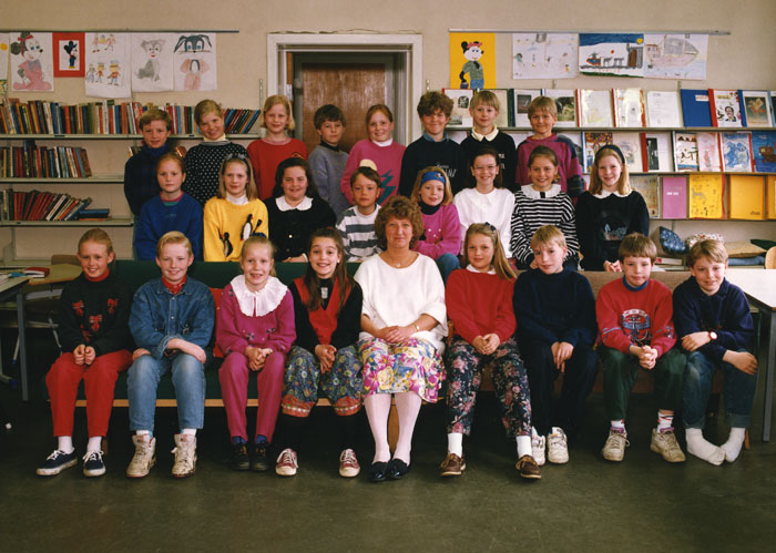Klasse 4a 1991/92 på Vinderen skole