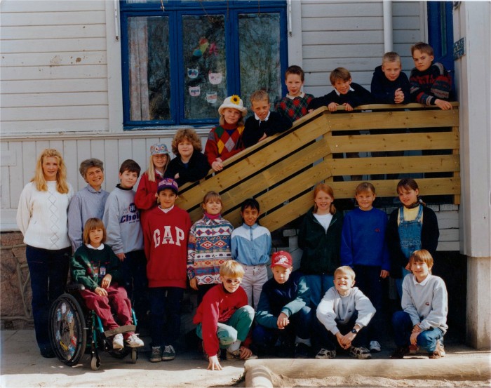Klasse 4a 1995/96 på Vinderen skole