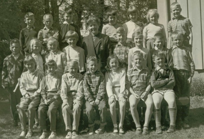 Klasse 4b 1959/60 på Vinderen skole