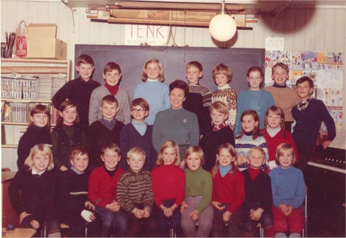 Klasse 4b 1968/69 på Vinderen skole