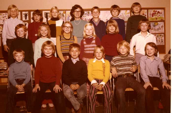klasse 4b 1973/74 på Vinderen skole
