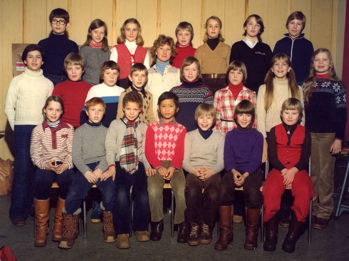 Klasse 4b 1978/79 på Vinderen skole