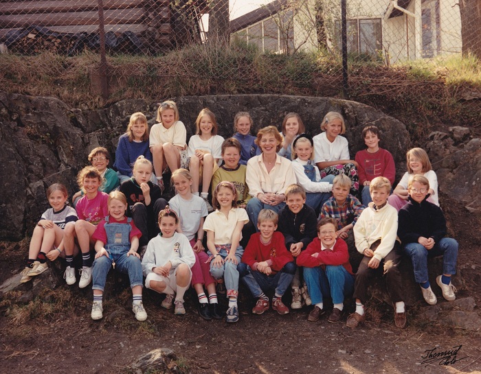 Klasse 4b 1989/90 på Vinderen skole