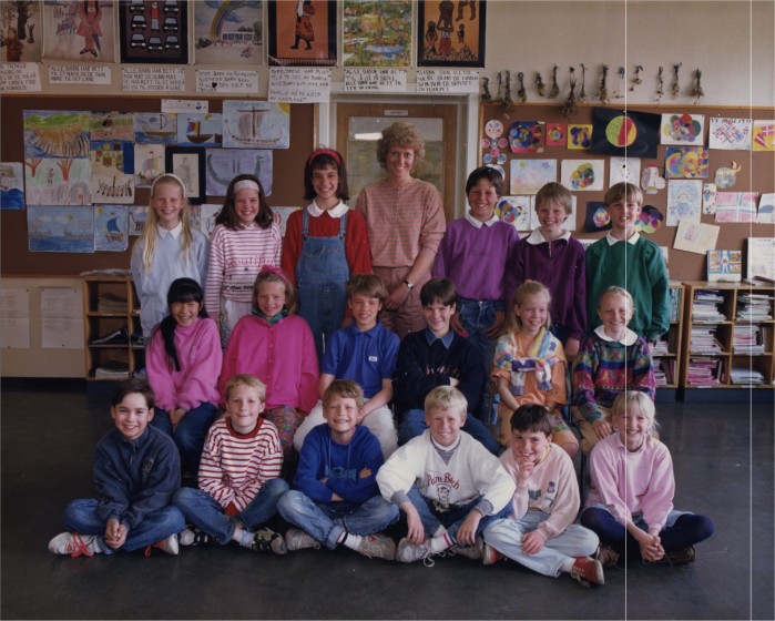 Klasse 4b 1990/91 på Vinderen skole