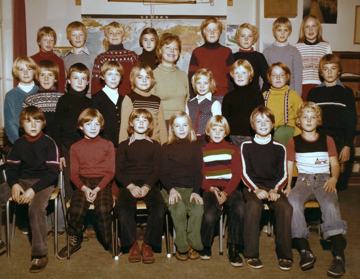 Klasse 4c 1977/78 på Vinderen skole