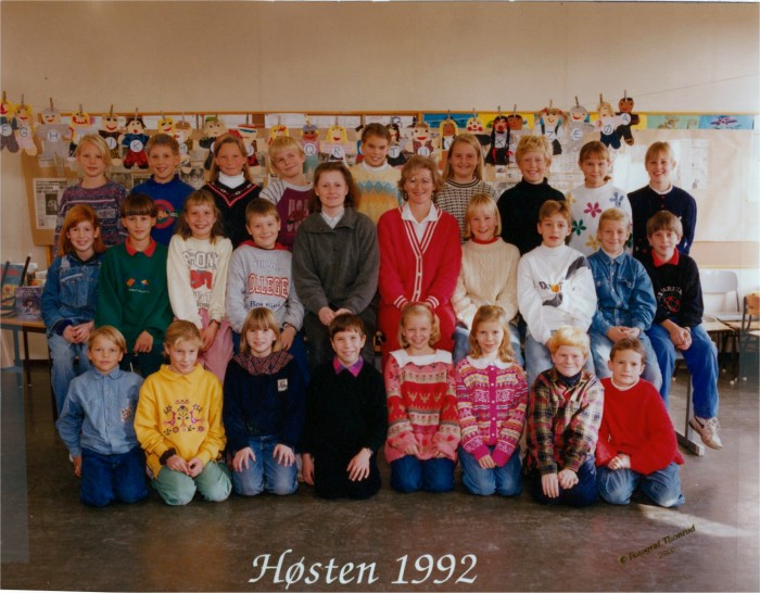 Klasse 4b 1992/93 på Vinderen skole