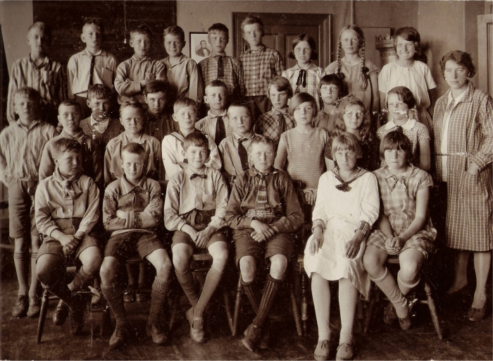 4. klasse 1925/26 på Vinderen skole
