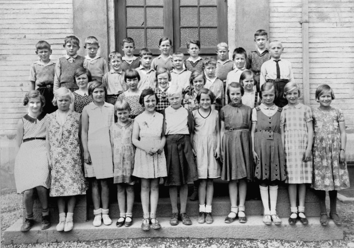 4. klasse 1932/33 på Vinderen skole