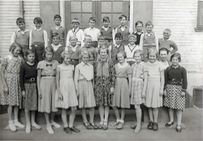 Klasse 5a 1934/35 på Vinderen skole
