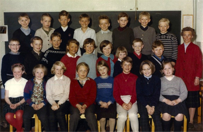 Klasse 5b 1962/63 på Vinderen skole
