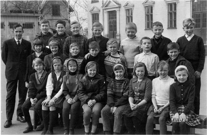Klasse 5b 1964/65 på Vinderen skole