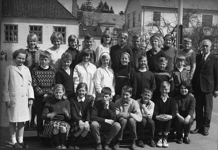 Klasse 6a 1965/66 på Vinderen skole