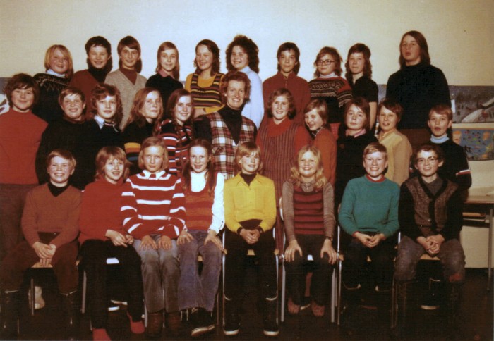 Klasse 6a 1971/72 på Vinderen skole